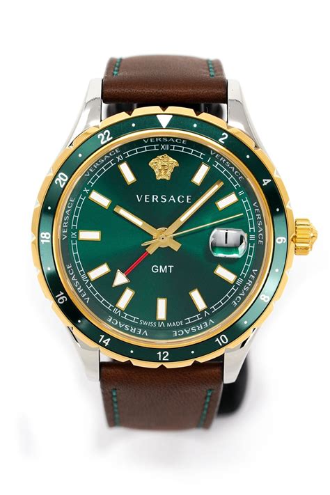 Versace Men's Watch Hellenyium GMT Green Two